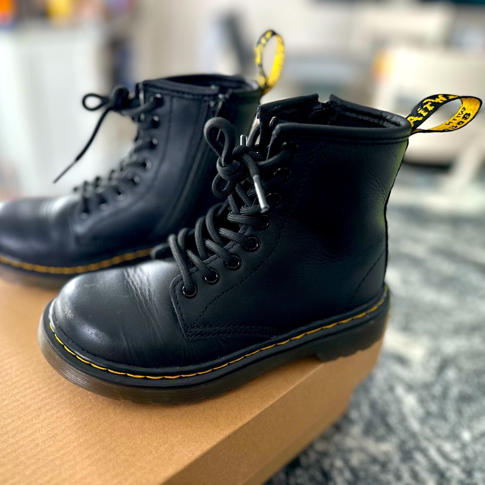 Girls classic Dr.Martens size 12.
